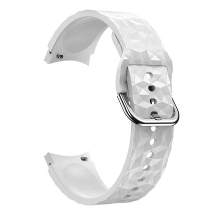 Rhombus Silicone 20mm Watch Band for Galaxy Watch 5/5 Pro