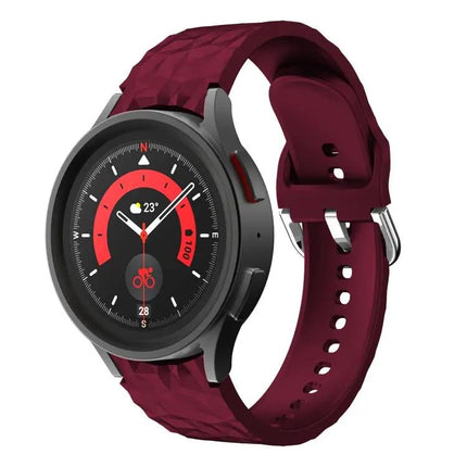 Rhombus Silicone 20mm Watch Band for Galaxy Watch 5/5 Pro