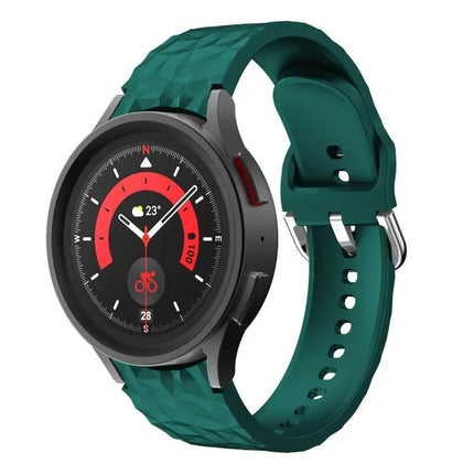 Rhombus Silicone 20mm Watch Band for Galaxy Watch 5/5 Pro