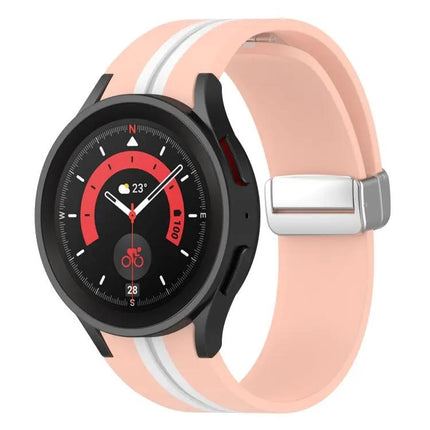 Two-Tone Silicone Watch Band For Samsung Galaxy Watch 5 Pro