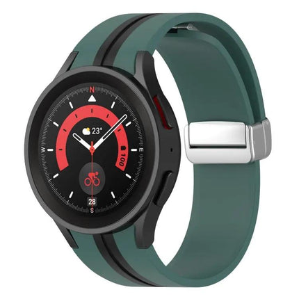 Two-Tone Silicone Watch Band For Samsung Galaxy Watch 5 Pro