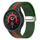 For Samsung Galaxy Watch 5 Pro / Army Green Red