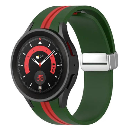 Two-Tone Silicone Watch Band For Samsung Galaxy Watch 5 Pro
