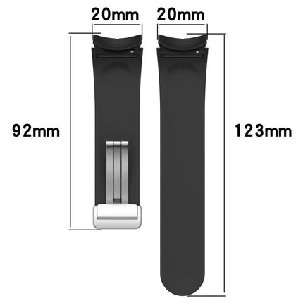 Two-Tone Silicone Watch Band For Samsung Galaxy Watch 5 Pro