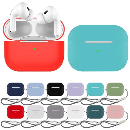 Durable Silicone Case for Protecting Earbuds in Daily Life - colorful slim silicone earbud cases with open charging port and wrist strap options