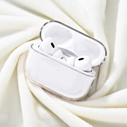 Protective Case for Earphones in Everyday Travel and Home Use - clear hard-shell cover with quick-access charging for earbuds