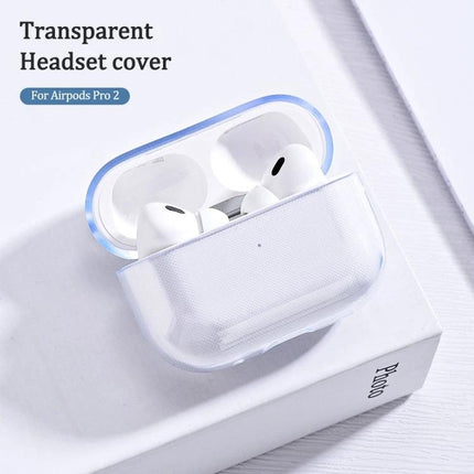 AirPods Pro 2 Case for Daily Commutes and Activities clear protective case showing AirPods Pro 2 with easy charging access