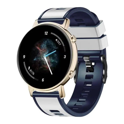 Two Color Silicone Watch Band 20mm For Galaxy Watch 5 Pro