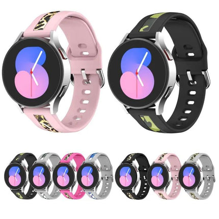Samsung Silicone Watch Band Vertical Grain Print 40/44/45mm