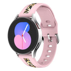 For Samsung Galaxy Watch 5 Pro 45mm / Pink Leopard Print