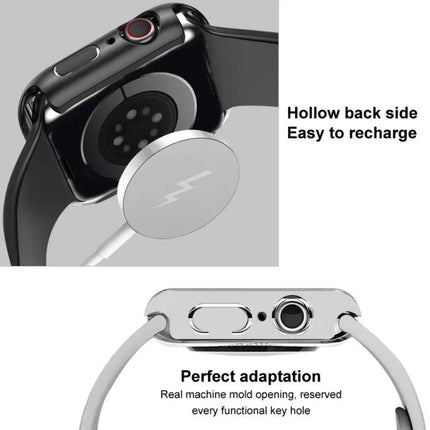 Imak Silicone Watch Band Glass Film For Apple SE 40/44mm