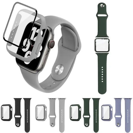Imak Silicone Watch Band Glass Film For Apple SE 40/44mm