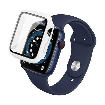 Imak PC Frame Case With Tempered Glass For Apple Watch
