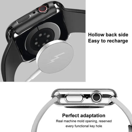 Imak PC Frame Case With Tempered Glass For Apple Watch