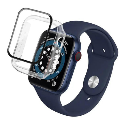 Imak PC Frame Case With Tempered Glass For Apple Watch