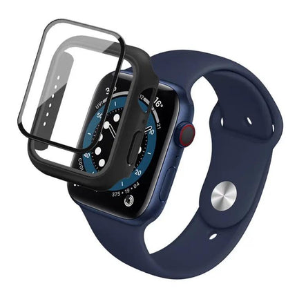 Imak PC Frame Case With Tempered Glass For Apple Watch