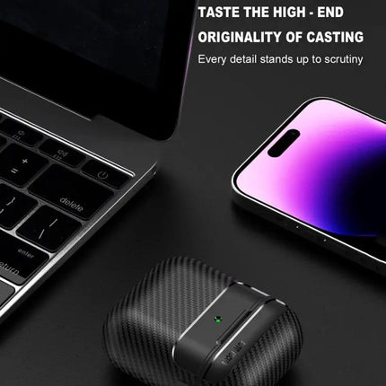 Carbon Fiber Protective Case for Everyday AirPods Carry