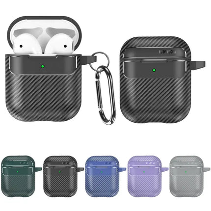 Carbon Fiber Protective Case for Everyday AirPods Carry