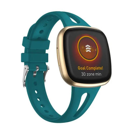 Fitbit Versa 3/4 Silicone Watch Band Waterdrop Slim S L