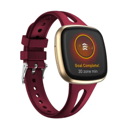 Fitbit Versa 3/4 Silicone Watch Band Waterdrop Slim S L