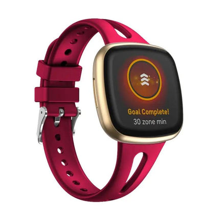 Fitbit Versa 3/4 Silicone Watch Band Waterdrop Slim S L