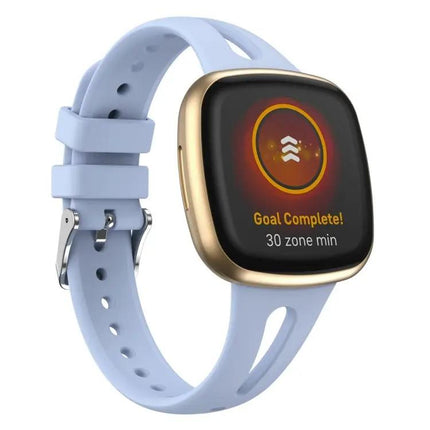 Fitbit Versa 3/4 Silicone Watch Band Waterdrop Slim S L