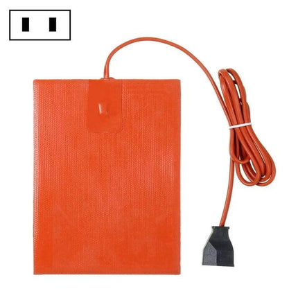 9x13cm Car Engine Oil Pan Heater Pad For Cold Weather - orange silicone heating pad with power cord and adhesive backing for engine oil pans