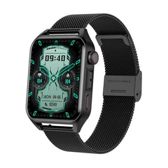 Reloj inteligente Ochstin 5HK28 con correa de acero y pantalla cuadrada de 1,78 pulgadas, compatible con función de llamada Bluetooth y monitoreo de oxígeno en sangre