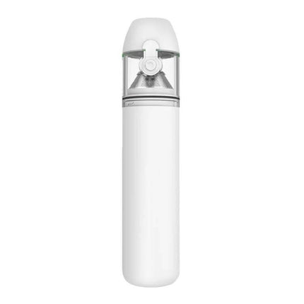 Cordless Handheld Car Vacuum Cleaner Compact For Quick Cleanups in white with brushless motor, two-mode suction and blow for car interiors