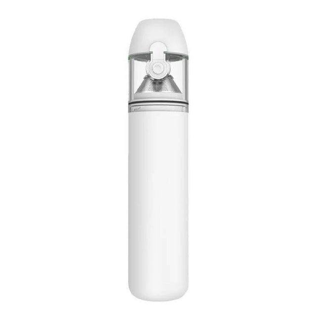 Cordless Handheld Car Vacuum Cleaner Compact For Quick Cleanups in white with brushless motor, two-mode suction and blow for car interiors