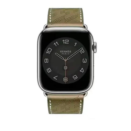 Microporous Leather Band For Apple Watch 38-49mm Adjustable
