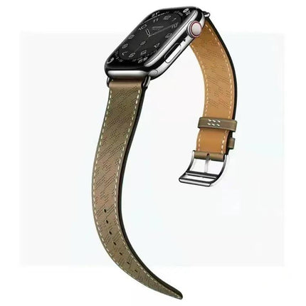 Microporous Leather Band For Apple Watch 38-49mm Adjustable