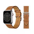 For Apple Watch Ultra 49mm / Series 8&7 45mm / SE 2&6&SE&5&4 44mm / 3&2&1 42mm / Brown