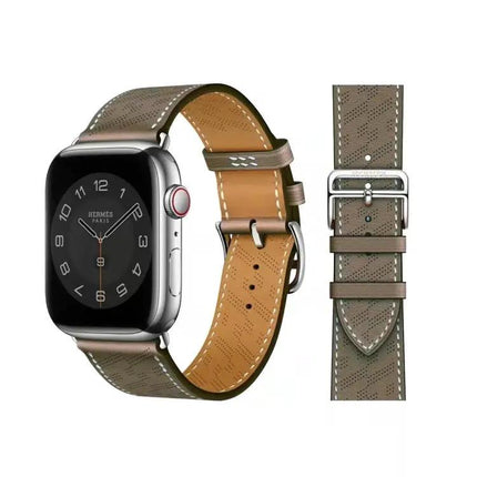 Microporous Leather Band For Apple Watch 38-49mm Adjustable