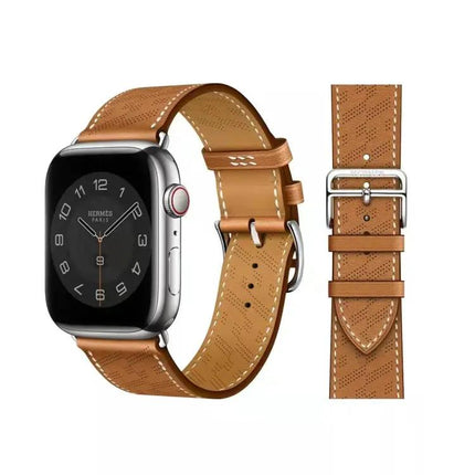 Microporous Leather Band For Apple Watch 38-49mm Adjustable