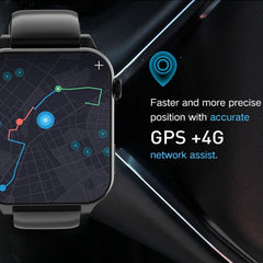 Rogbid Brave 3 LTE 4G Smartwatch with Face Recognition and 1.99-inch TFT Display, Android 9.1