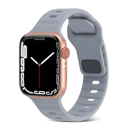 Silicone Sports Watch Band Compatible Apple Watch 38-49mm
