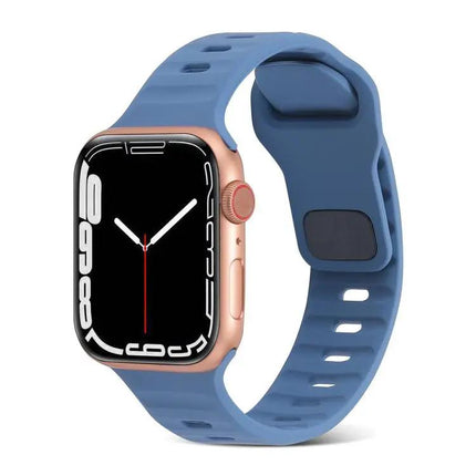 Silicone Sports Watch Band Compatible Apple Watch 38-49mm