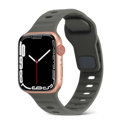 Silicone Sports Watch Band Compatible Apple Watch 38-49mm