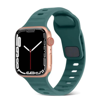 Silicone Sports Watch Band Compatible Apple Watch 38-49mm