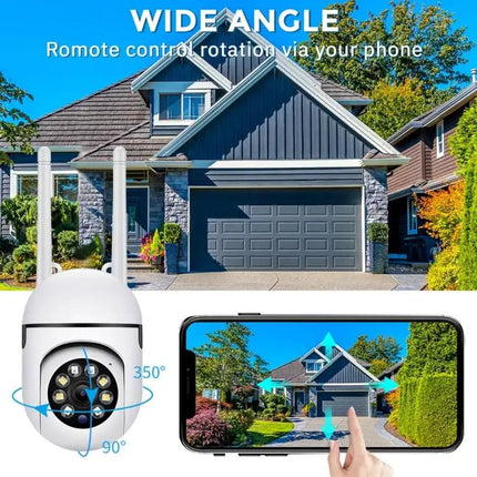 Wireless Smart Security Camera for Home Monitoring with Night Vision