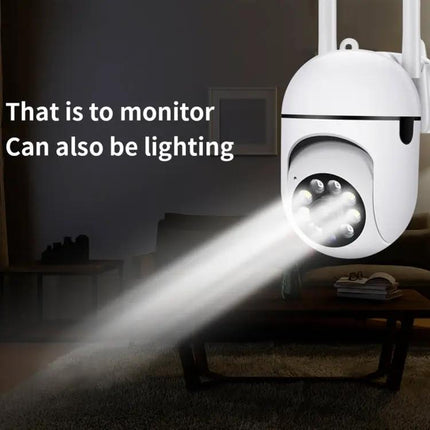 Wireless Smart Security Camera for Home Monitoring with Night Vision