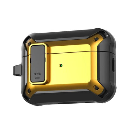 Bumblebee Protective Case for Daily Earphone Use on the Go rugged yellow TPU PC case for commuting and travel