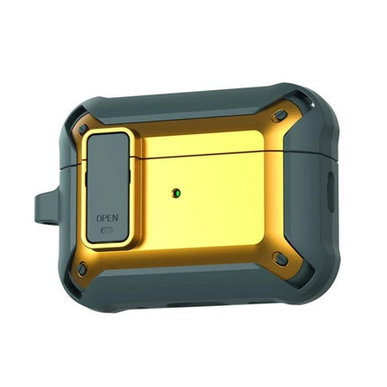 Bumblebee Protective Case for Daily Earphone Use on the Go rugged yellow and gray protective earphone charging case