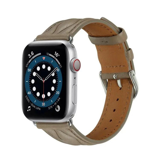 Leather Watch Strap For Apple Watch Ultra 49mm 45mm 41mm | Syndmart