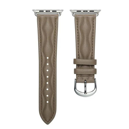 Leather Watch Strap For Apple Watch Ultra 49mm 45mm 41mm