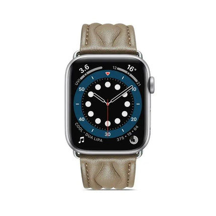 Leather Watch Strap For Apple Watch Ultra 49mm 45mm 41mm