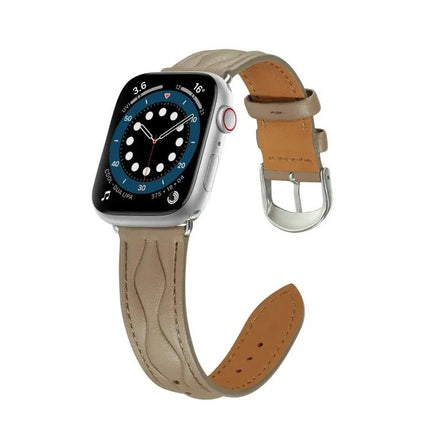 Leather Watch Strap For Apple Watch Ultra 49mm 45mm 41mm
