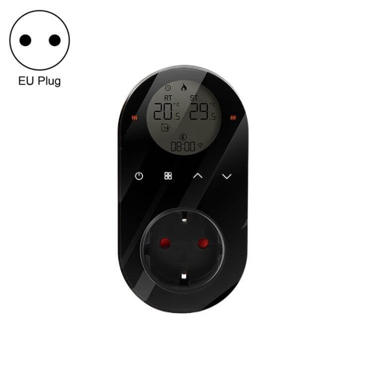 Smart WiFi LCD Thermostat with External Sensor, EU Plug