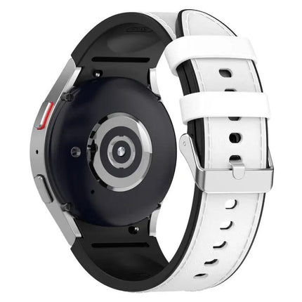 Silicone Leather Watch Band For Galaxy Watch5 44/40mm